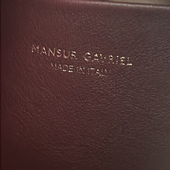 NEW Mansur Gavriel Small Soft Candy Shoulder Bag in Burgundy, Quiet Luxury! - Picture 12 of 15
